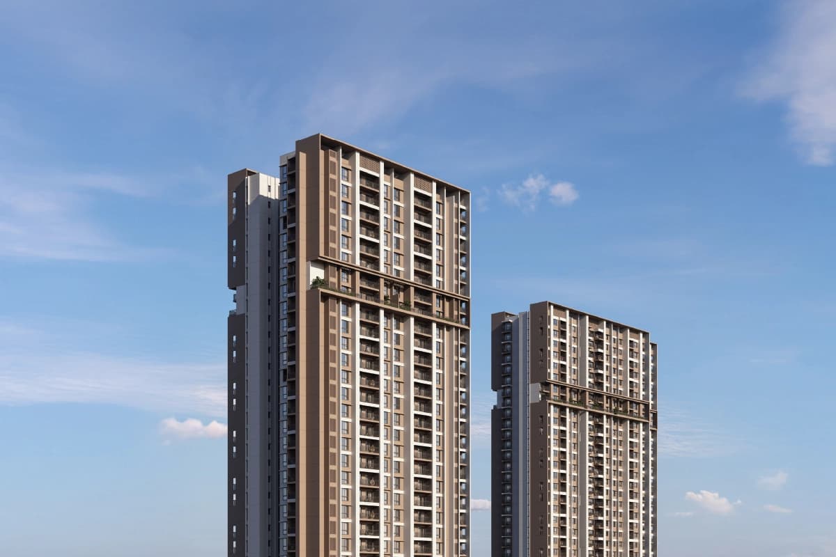 Abhee Aaria elevation render